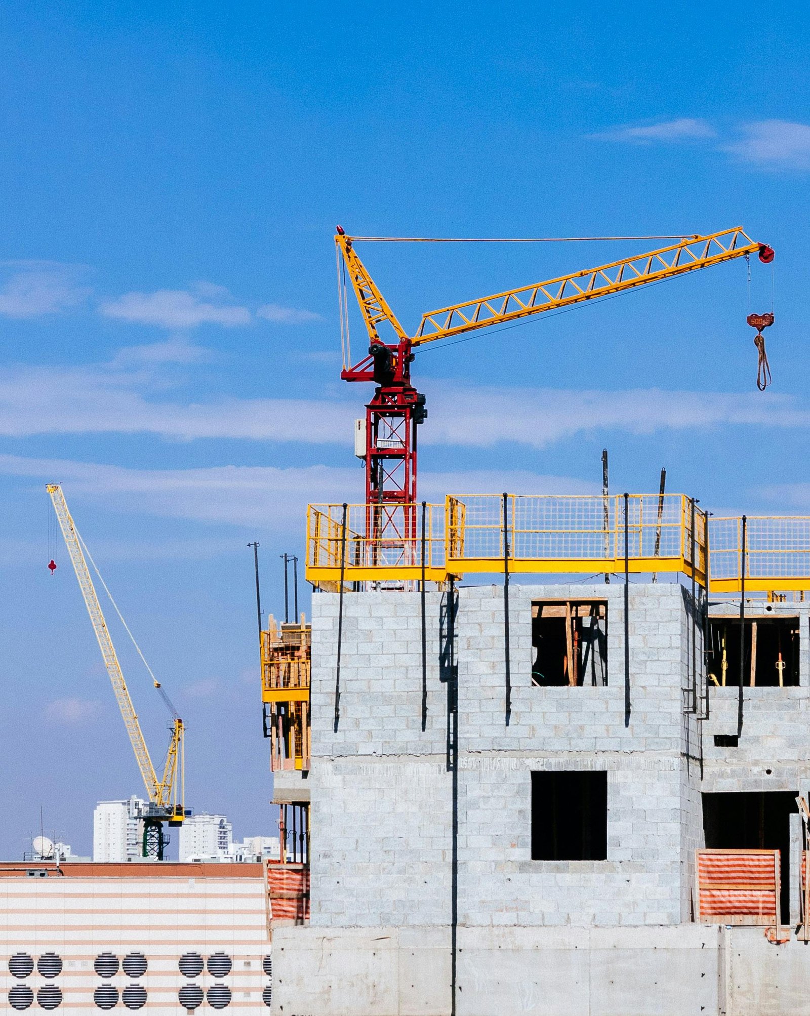 Chantier de construction et de rénovation suivi par nos experts en bâtiment au Maroc