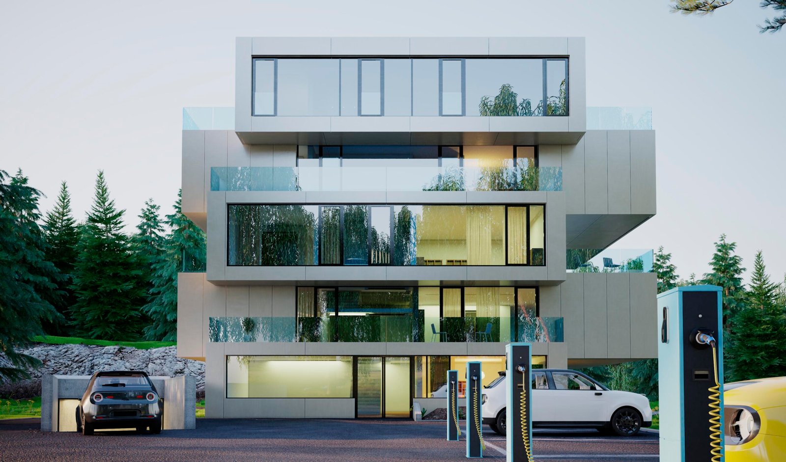 Projet de villa moderne haut de gamme clé en main conçu par notre entreprise de construction